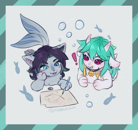 2 Smolbody colored clear sketch (20$) + lil shaded (5$)